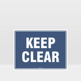 Custom Metal Sign,Keep Clear Sign